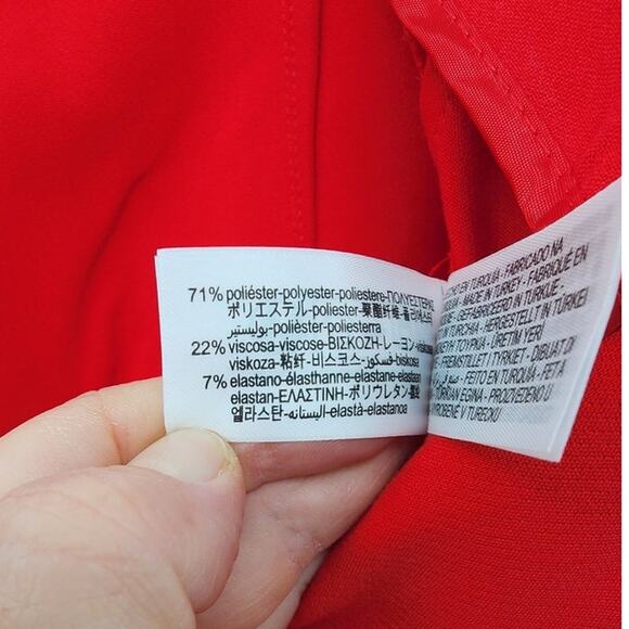 New NWT Zara High Waist Straight Leg Cropped Trouser Pant Size XS - Picture 16 of 16